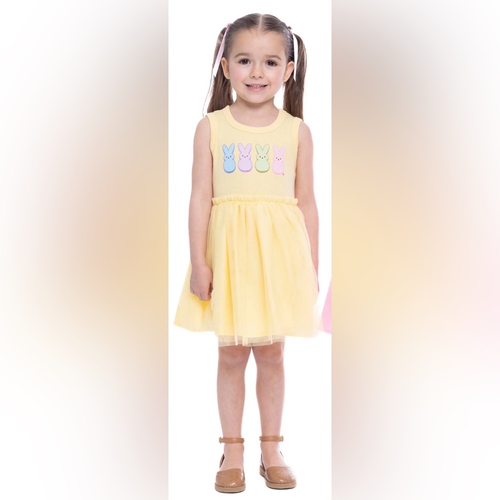 Peeps Toddler Girl Tank Tutu Dress